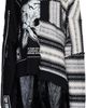 LU'U DAN LU'U DAN Black & Gray Down Cycled Sweater - 1