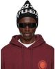 LU'U DAN LU'U DAN Black & White 'L-D SHEISTY' Beanie - 1