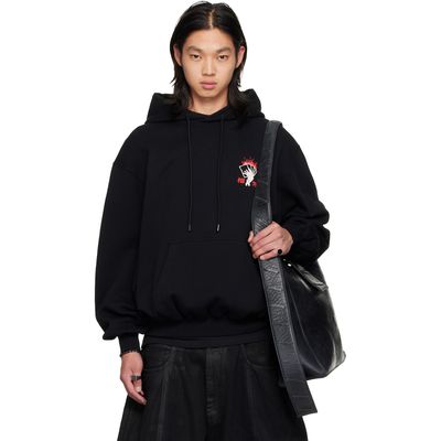 LU'U DAN LU'U DAN Black Aftermath Hoodie