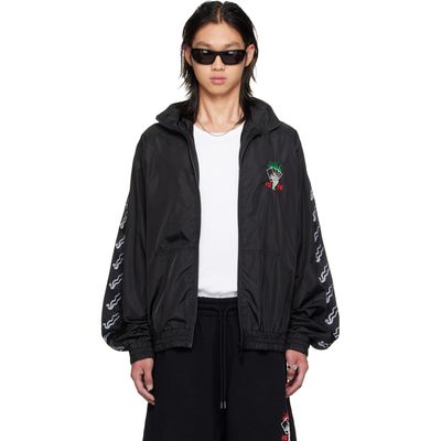 LU'U DAN LU'U DAN Black Blacklisted LD Windbreaker Jacket