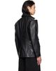 LU'U DAN LU'U DAN Black Cinched Leather Blazer - 3