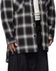 LU'U DAN LU'U DAN Black Fat Boy Flannel Shirt - 2