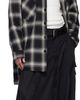 LU'U DAN LU'U DAN Black Fat Boy Flannel Shirt - 4