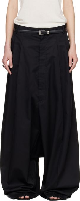 LU'U DAN LU'U DAN Black Lowline Trousers