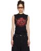 LU'U DAN LU'U DAN Black Metal Head Tank Top - 1