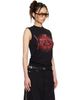 LU'U DAN LU'U DAN Black Metal Head Tank Top - 2