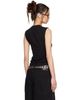 LU'U DAN LU'U DAN Black Metal Head Tank Top - 3