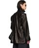 LU'U DAN LU'U DAN Black Oversized Tailored Leather Suit Jacket - 3