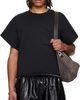 LU'U DAN LU'U DAN Black Wadded Pocket T-shirt - 1