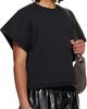 LU'U DAN LU'U DAN Black Wadded Pocket T-shirt - 2