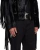 LU'U DAN LU'U DAN Black 'Year of the Horse' Pony Moto L-D Leather Jacket - 2