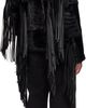 LU'U DAN LU'U DAN Black 'Year of the Horse' Pony Moto L-D Leather Jacket - 3