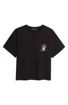LU'U DAN LU'U DAN Blacklisted Boxy Graphic T-Shirt