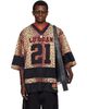 LU'U DAN LU'U DAN Brown Hockey L-D T-shirt - 1