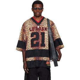 LU'U DAN LU'U DAN Brown Hockey L-D T-shirt