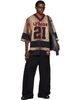 LU'U DAN LU'U DAN Brown Hockey L-D T-shirt - 4