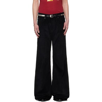 LU'U DAN LU'U DAN BRUCE LEE x LỰU ĐẠN Black Motel Trousers