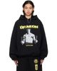 LU'U DAN LU'U DAN BRUCE LEE x LỰU ĐẠN Black Oversized Hoodie - 1