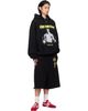 LU'U DAN LU'U DAN BRUCE LEE x LỰU ĐẠN Black Oversized Hoodie - 4