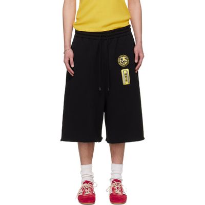 LU'U DAN LU'U DAN BRUCE LEE x LỰU ĐẠN Black Zoku Shorts