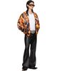 LU'U DAN LU'U DAN BRUCE LEE x LỰU ĐẠN Orange & Black 'Bruce Lee' Leather Bomber Jacket - 4