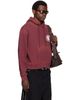 LU'U DAN LU'U DAN Burgundy Heavyweight Gym Hoodie - 2