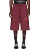 LU'U DAN LU'U DAN Burgundy Zoku Shorts - 1