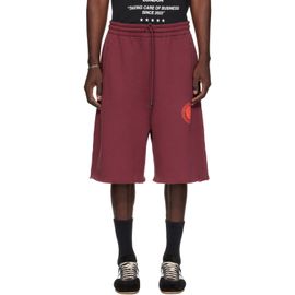 LU'U DAN LU'U DAN Burgundy Zoku Shorts
