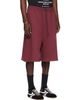 LU'U DAN LU'U DAN Burgundy Zoku Shorts - 2
