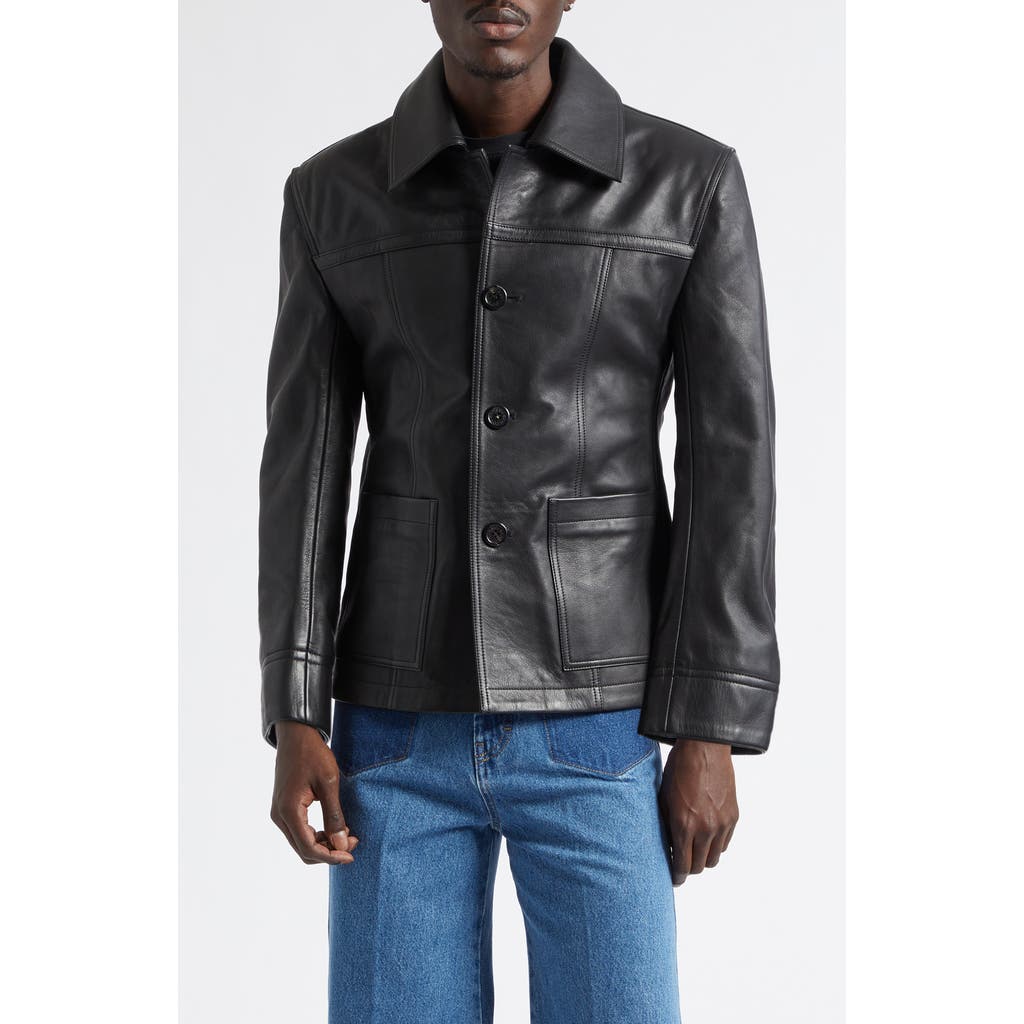 LU'U DAN LU'U DAN Creep Leather Jacket