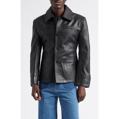 LU'U DAN LU'U DAN Creep Leather Jacket