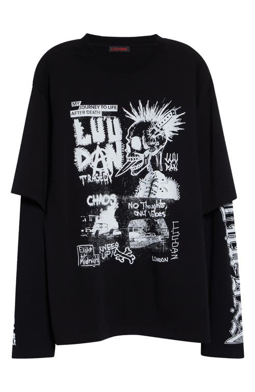 LU'U DAN LU'U DAN Double Deck Graphic T-Shirt