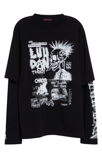 LU'U DAN LU'U DAN Double Deck Graphic T-Shirt