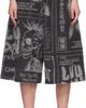 LU'U DAN LU'U DAN Gray BBall Shorts - 1