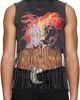 LU'U DAN LU'U DAN Gray 'Year of the Horse' Bronco T-shirt - 1