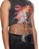 LU'U DAN LU'U DAN Gray 'Year of the Horse' Bronco T-shirt - 2