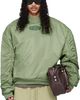 LU'U DAN LU'U DAN Green Unibomber Sweatshirt - 1