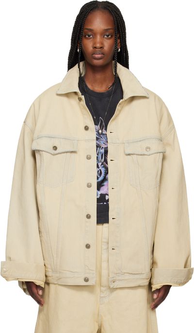LU'U DAN LU'U DAN Off-White Drifter Denim Jacket