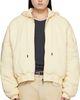 LU'U DAN LU'U DAN Off-White Wadded Hoodie - 1