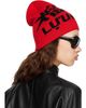 LU'U DAN LU'U DAN Red & Black 'L-D SHEISTY' Beanie - 3