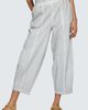 LUUKAA LUUKAA Anouk Garment-Dyed O-Shape Pants - 1