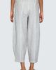 LUUKAA LUUKAA Anouk Garment-Dyed O-Shape Pants - 5