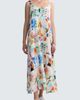 LUUKAA LUUKAA Avelyn Painterly Print Linen Maxi Dress - 1