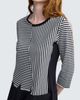 LUUKAA LUUKAA Avenia Mixed-Media Striped Dress - 3
