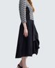 LUUKAA LUUKAA Avenia Mixed-Media Striped Dress - 4