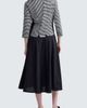 LUUKAA LUUKAA Avenia Mixed-Media Striped Dress - 5