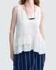LUUKAA LUUKAA Camellia Ruffled Muslin Top - 1