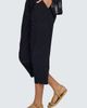 LUUKAA LUUKAA Elara Stretch Linen Cotton Blended Pants - 3