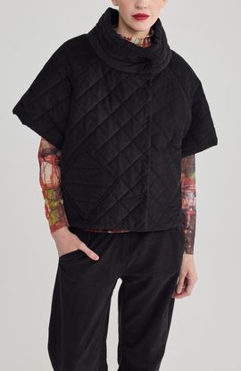 LUUKAA LUUKAA Elise Quilted Velvet Jacket