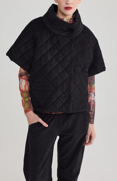 LUUKAA LUUKAA Elise Quilted Velvet Jacket